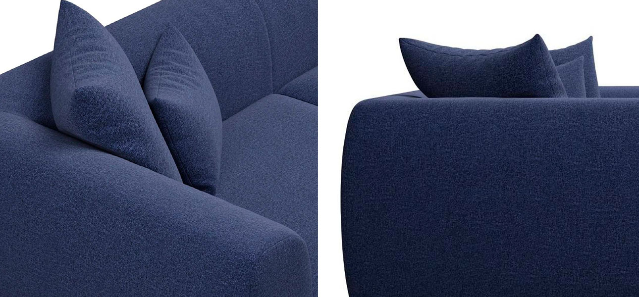 Диван синий Брайан Brian Collection - фото №3