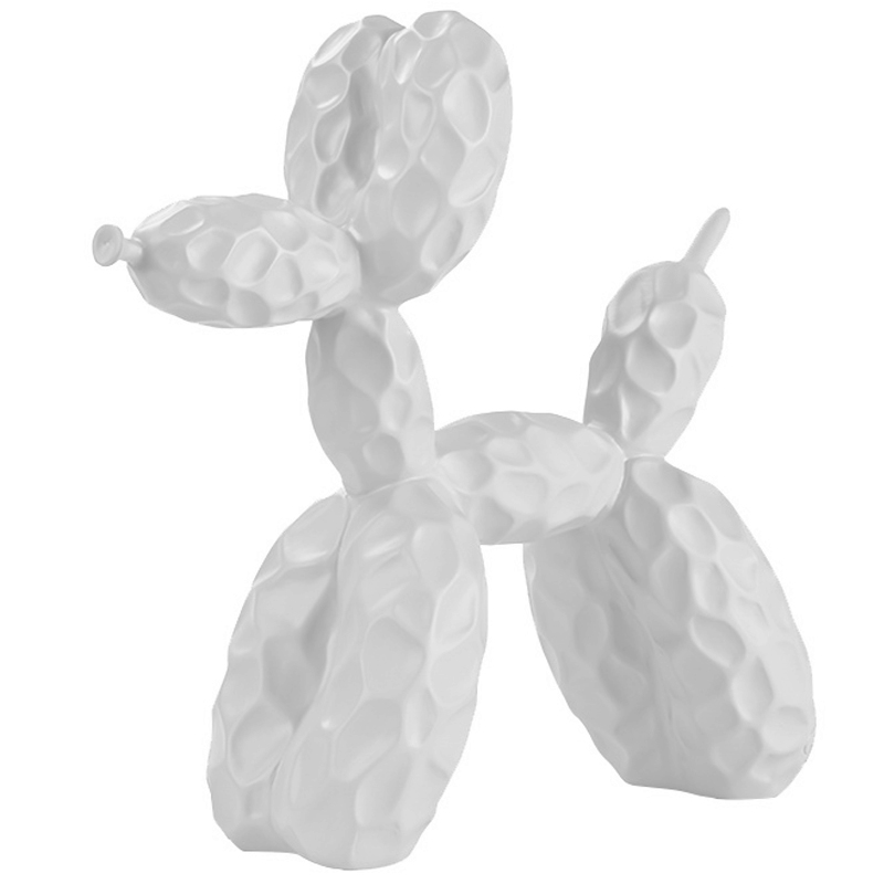 Статуэтка Jeff Koons Balloon Dog Crumpled White Белый в Сочи | Loft Concept 