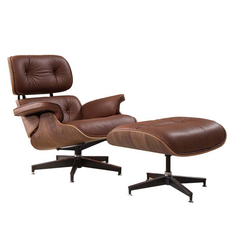 Кресло Eames Lounge Chair & Ottoman light brown Коричневый в Сочи | Loft Concept 