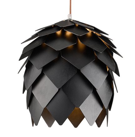 Подвесной светильник Crimea Pine Cone Black Черный в Сочи | Loft Concept 