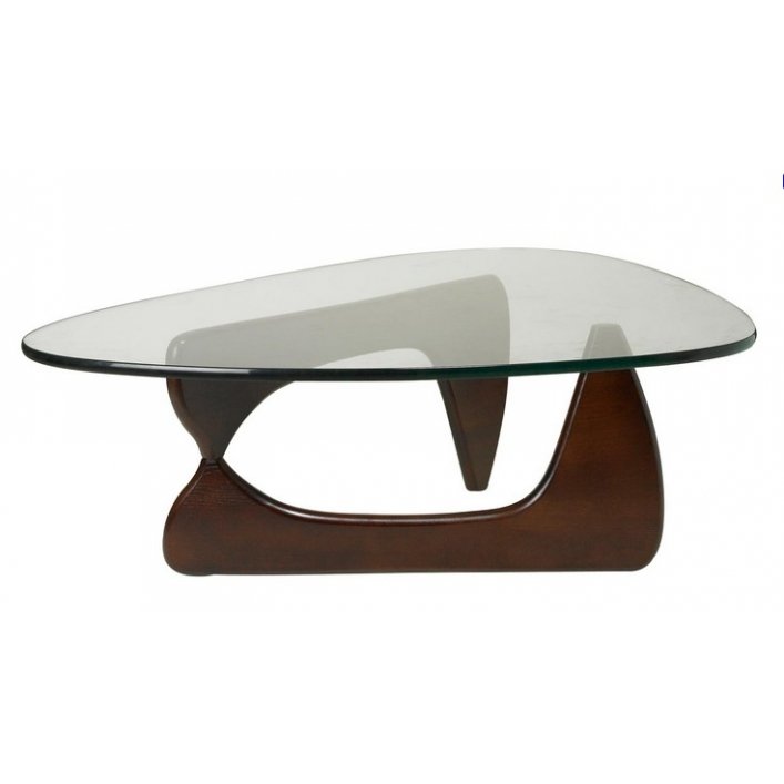 Столик Isamu Noguchi Coffee Table Черный Коричневый Белый дуб в Сочи | Loft Concept 