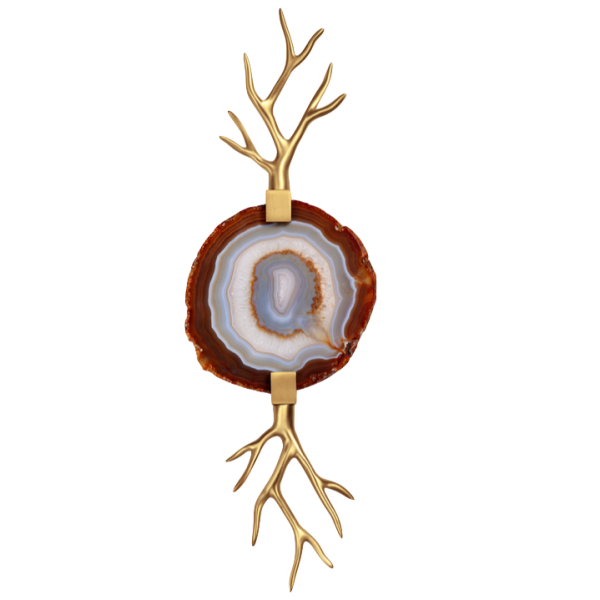 Бра Branch Agate Sconce emporium home Золотой в Сочи | Loft Concept 