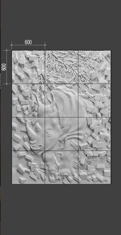 Барельеф RHINOCER в Сочи