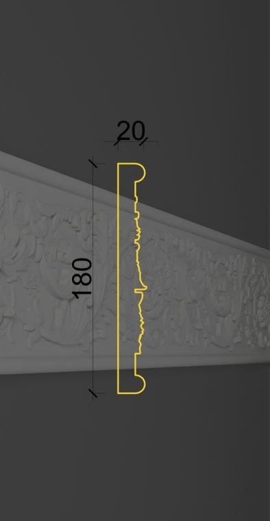 Молдинг с орнаментом MO-10 в Сочи