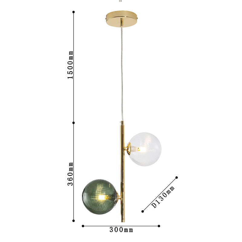 Подвесной светильник Bolle Multi Color hanging 2 lamp в Сочи