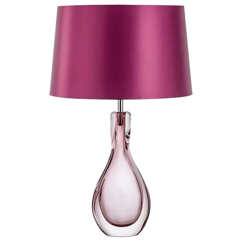 Настольная лампа Crystal Table Lamp Hot Pink Розовый в Сочи | Loft Concept 