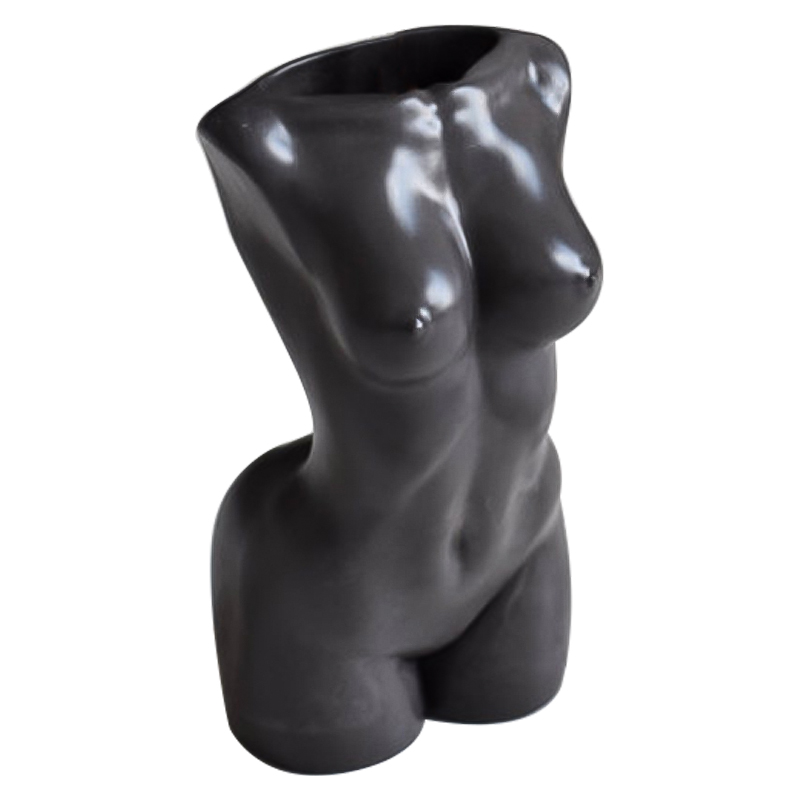 Ваза Vase Female Torso black Черный в Сочи | Loft Concept 