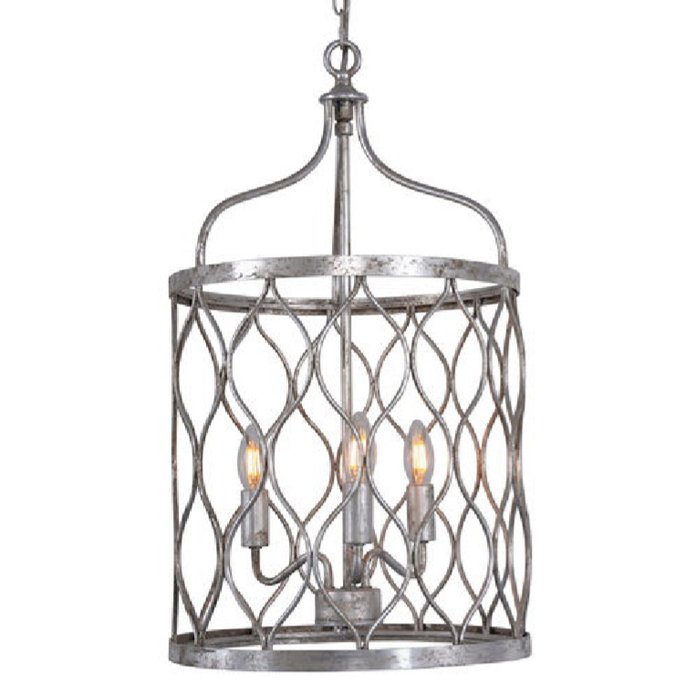 Подвесные светильники Lantern Silver Net M Pendant lamp Серебряный в Сочи | Loft Concept 