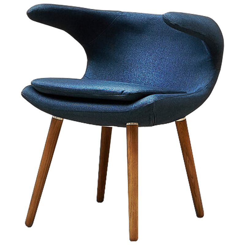 Стул Roidh Stool blue Синий Коричневый в Сочи | Loft Concept 