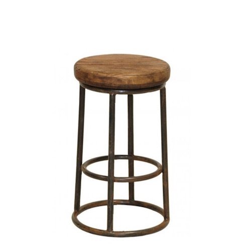 Барный стул Industrial Rust London Counter Stool Коричневый в Сочи | Loft Concept 