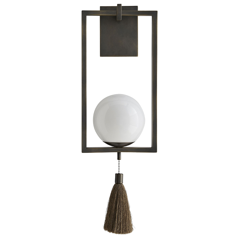 Бра Arteriors TRAPEZE SCONCE Белый Черный в Сочи | Loft Concept 