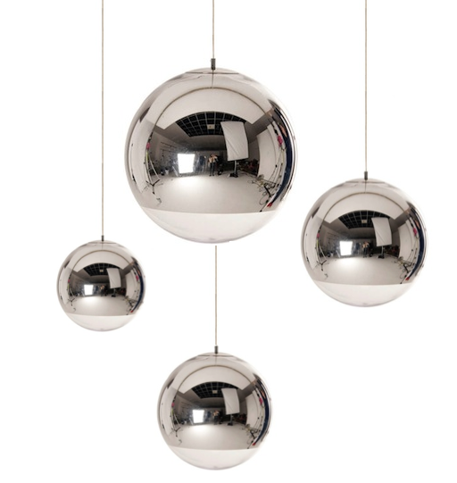 Подвесной светильник Mirror Ball Серебряный в Сочи | Loft Concept 