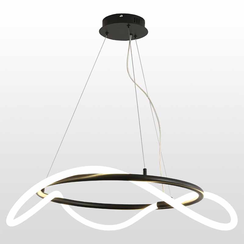 Люстра Luke Lampco Tracer Chandelier Black 60 Белый Черный в Сочи | Loft Concept 