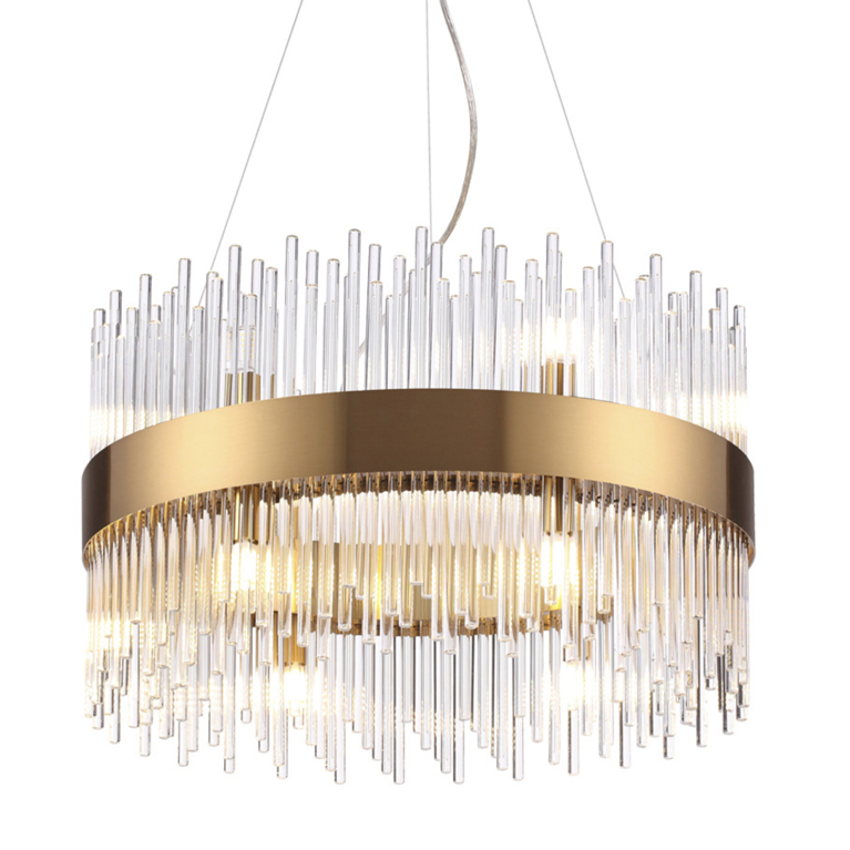 Люстра Nembus Chandelier Gold Circle Бронза в Сочи | Loft Concept 