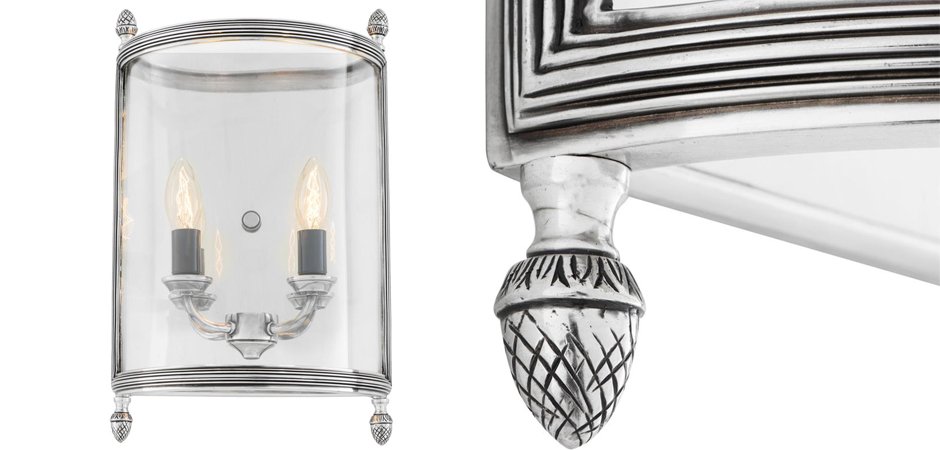 Бра Wall Lamp Lennon M Silver - Loft-Concept в Сочи