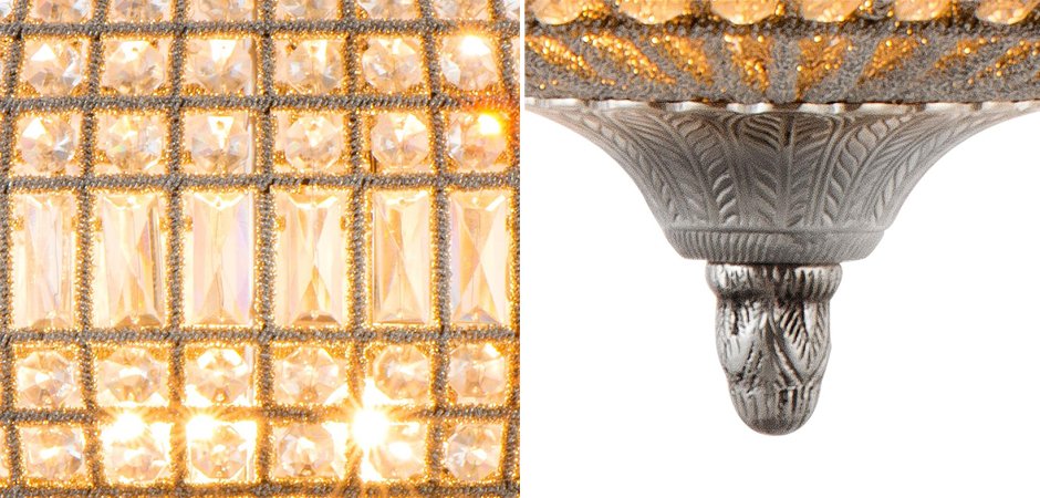 Люстра Chandelier Kasbah Oval L Nickel - Loft-Concept в Сочи