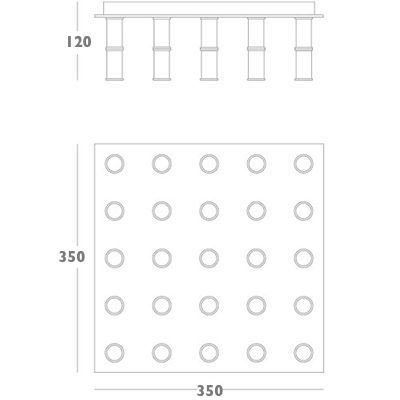 Потолочный светильник Meurice Flush Mount Ceiling Light в Сочи