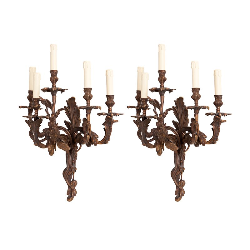 Комплект из 2-х бра Eichholtz Wall Lamp Pompadour Медь Комплект из 2-х бра Eichholtz Wall Lamp Pompadour Медь в Сочи | Loft Concept