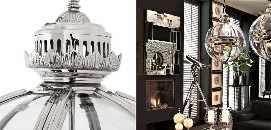 Люстра Lantern Residential Nickel L - Loft-Concept в Сочи