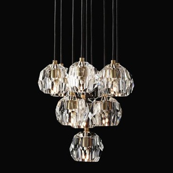 Люстра Boule De Cristal Round Cluster Chandelier 10  Латунь в Сочи | Loft Concept 