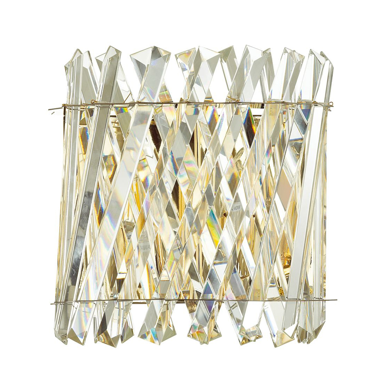 Бра Crystal Crossed Stripes Gold Золотой в Сочи | Loft Concept 