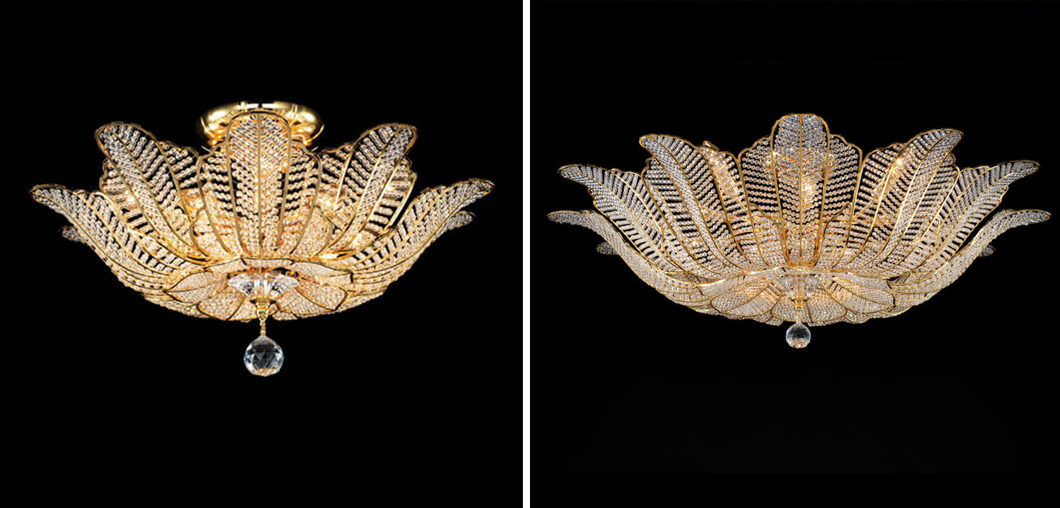 Потолочная люстра Franseza Chandelier gold - фото