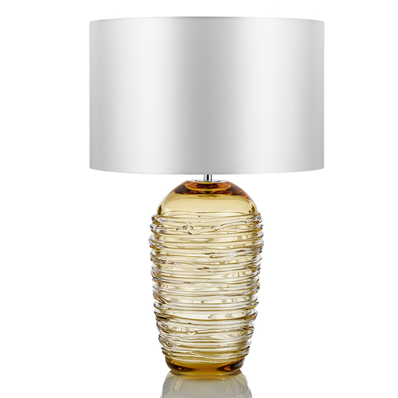 Настольная лампа Porta Romana GLB32 GLASS THREAD LAMP Amber Янтарь (Amber) Молочный в Сочи | Loft Concept 