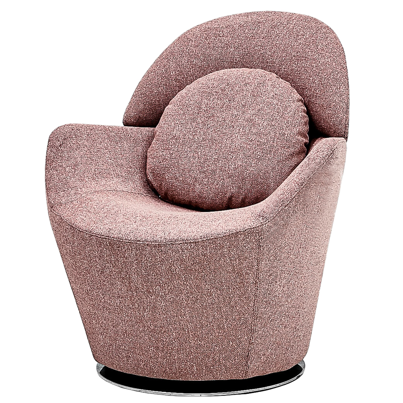 Кресло Daisy Chair Розовый пастельный Черный в Сочи | Loft Concept 