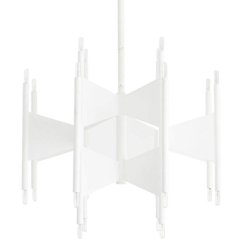 Люстра Arteriors DESKINS CHANDELIER Белый в Сочи | Loft Concept 