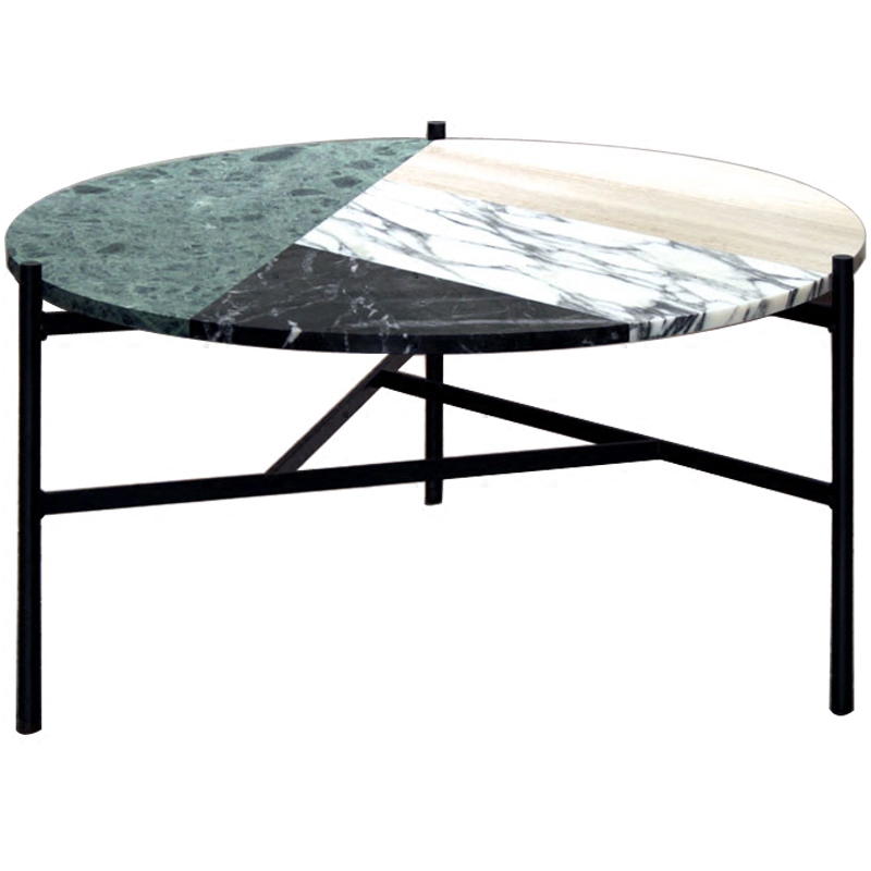 Кофейный стол Marble Combination Coffee Table Черный Мульти в Сочи | Loft Concept 