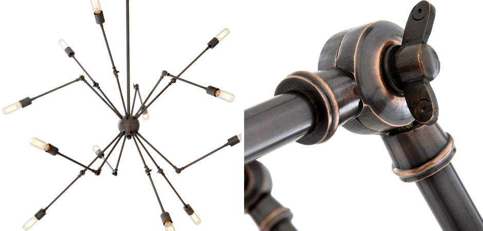 Люстра Eichholtz Ceiling Lamp Spider 12 - Loft-Concept в Сочи