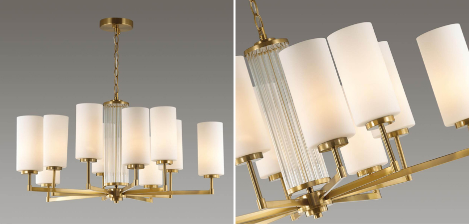 Люстра Pillars на 10 ламп - Loft-Concept в Сочи