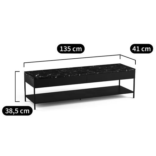 ТВ-тумба с мраморной столешницей Vayo Marble TV Stand в Сочи