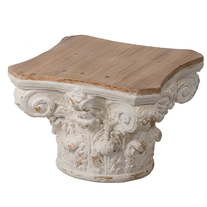 Приставной стол Ancient Roman Column Side Table Белый в Сочи | Loft Concept 