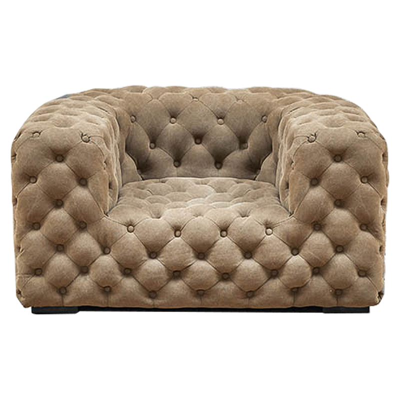 Кресло Soho Tufted Beige Armchair Бежевый в Сочи | Loft Concept 