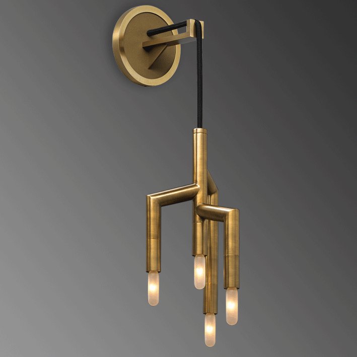 Бра Jonathan Browning - RAMEAU Wall Lamp Латунь в Сочи | Loft Concept 