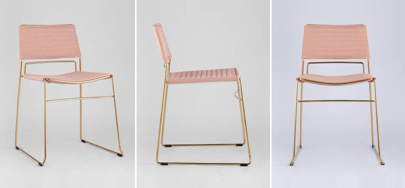 Стул Samuel Chair Розовый - фото