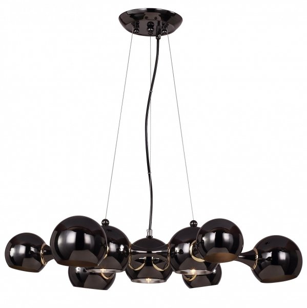 Люстра Chemical Light Chandelier 9 Black Черный в Сочи | Loft Concept 