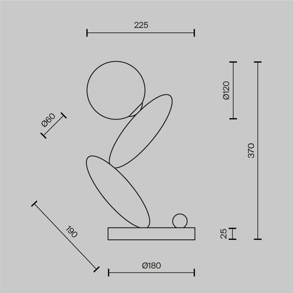 Настольный светильник Resonance 3000К 6Вт в Сочи