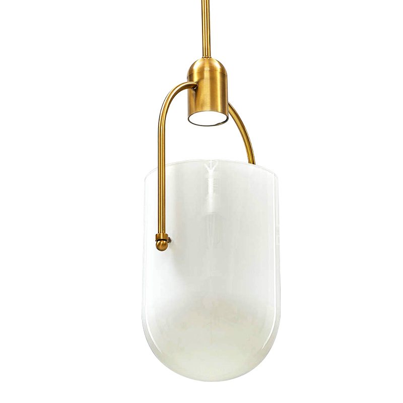 Подвесной светильник Allied Maker Hanging Lamp Золотой Белый в Сочи | Loft Concept 