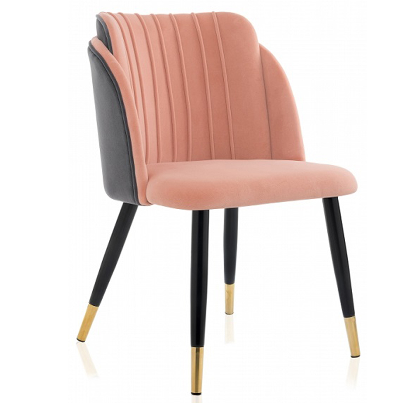 Стул Alester Chair pink Розовый (Rose) Серый (Gray) в Сочи | Loft Concept 