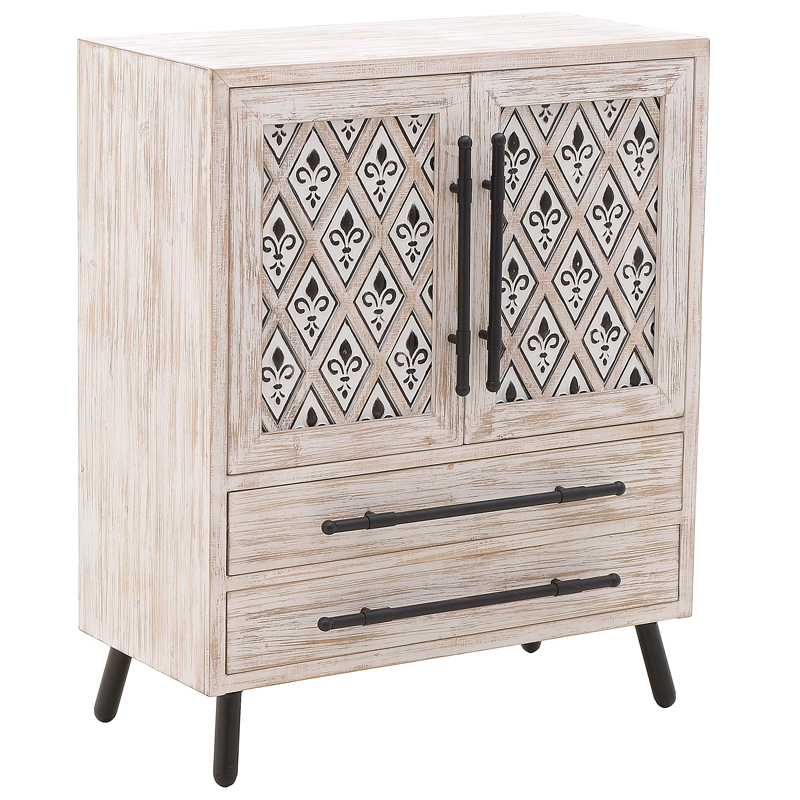 Комод Jerrick Provence Chest of Drawers Черный Бежево-серый в Сочи | Loft Concept 