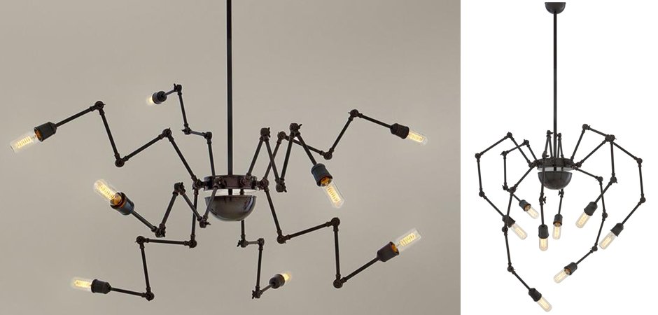 Люстра Eichholtz Ceiling Lamp Spider - Loft-Concept в Сочи