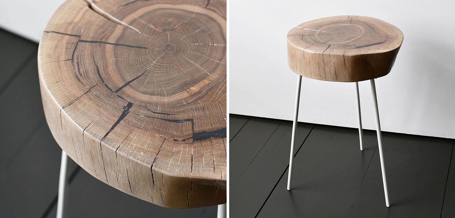 Приставной стол Cantu Industrial Metal Rust Side Table - фото