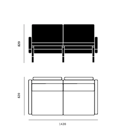 Диван PK31 2 Seat в Сочи