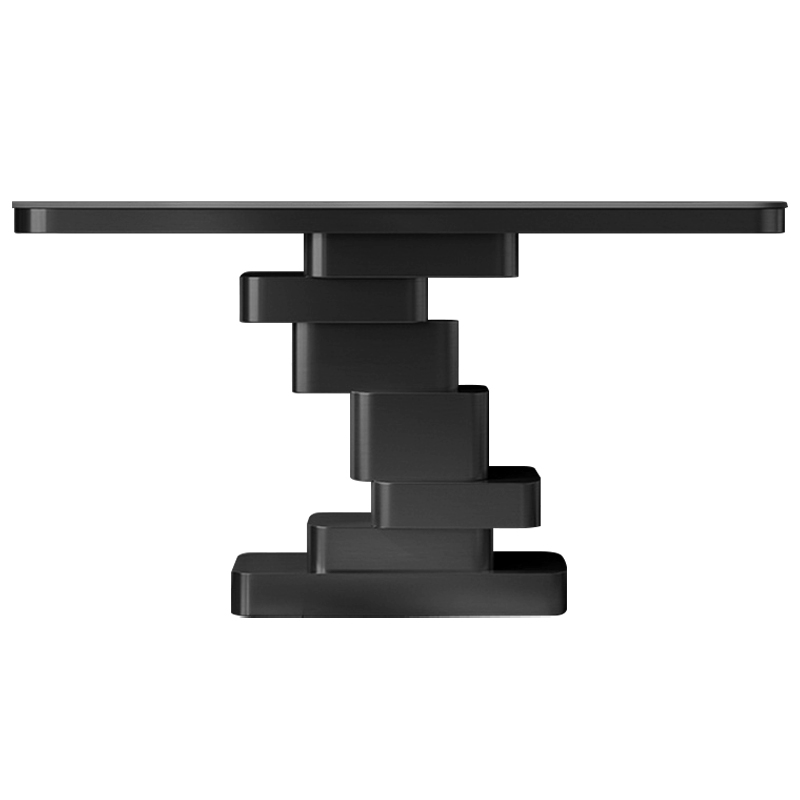 Консоль Maja Marble Metal Console Table Graphite Графит Черный Мрамор Nero в Сочи | Loft Concept 