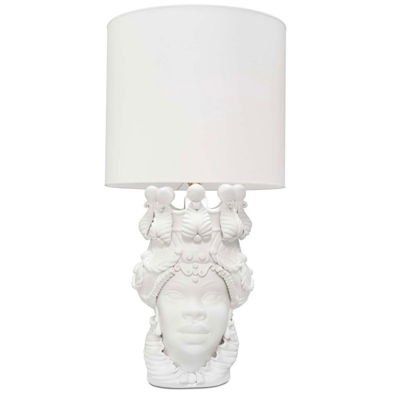 Настольная лампа Table Lamp Moro Lady Big Lipstick White Белый в Сочи | Loft Concept 