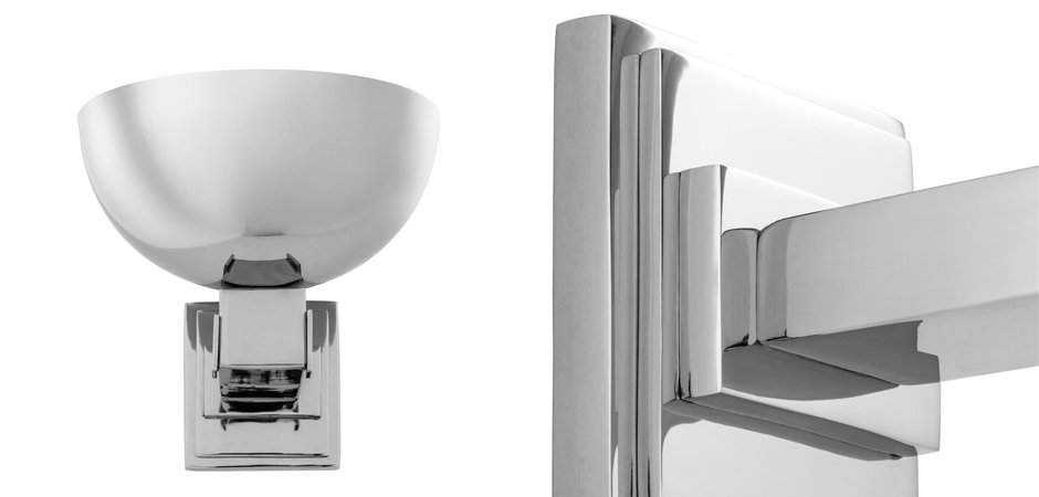 Бра Eichholtz Wall Lamp Haussman Nickel - Loft-Concept в Сочи