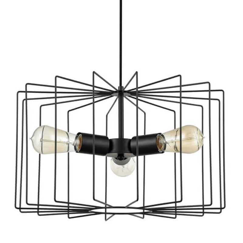 Люстра Cage Wire Color black Черный в Сочи | Loft Concept 