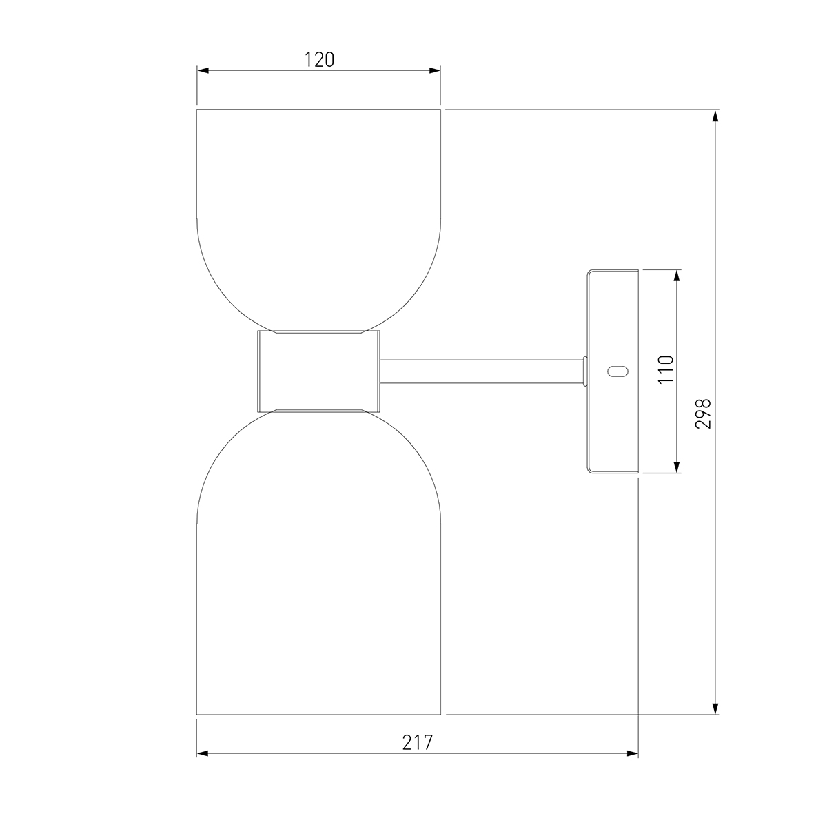 Бра Light maker studio Sconce white and smok brass в Сочи